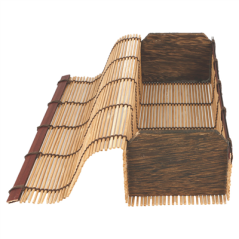 BOÎTES SUSHI  23x8x6 CM NATUREL BAMBOU (24 UNITÉ)