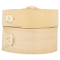 RÉCIPIENTS MINI DIM-SUM  Ø 8x6 CM NATUREL BAMBOU (10 UNITÉ)