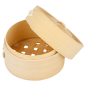 RÉCIPIENTS MINI DIM-SUM  Ø 8x6 CM NATUREL BAMBOU (10 UNITÉ)