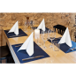 SETS DE TABLE 'SPUNBOND' 60 G/M2 30x40 CM BLEU MARINE PP (800 UNITÉ)
