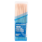 BOÎTES DE 100 CURE-DENTS RONDS  6,5 CM NATUREL BOIS (480 UNITÉ)