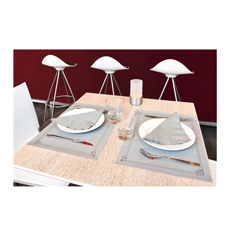 SETS DE TABLE  48 G/M2 31x43 CM GRIS CELLULOSE (2000 UNITÉ)