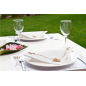 SERVIETTES ECOLABEL 'DOUBLE POINT - BACCHUS' 18 G/M2 40x40 CM BLANC OUATE (1200 UNITÉ)