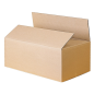 BOITE CARTON ONDULE - DOUBLE CANAL  561 G/M2 60x40x40 CM NATUREL CARTON (15 UNITÉ)