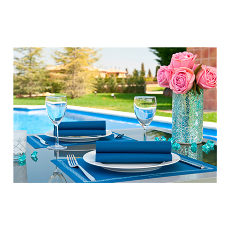 SERVIETTES  55 G/M2 40x40 CM BLEU MARINE AIRLAID (700 UNITÉ)