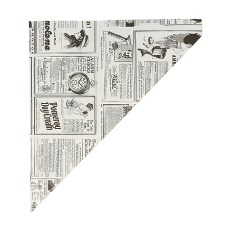 SACHETS EN POINTE 'TIMES' 600 G 70 G/M2 42x29 CM BLANC PARCH.INGRAISSABLE (1000 UNITÉ)