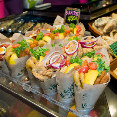 SACHETS EN POINTE 'FEEL GREEN' 600 G 70 G/M2 42x29 CM NATUREL PARCH.INGRAISSABLE (1000 UNITÉ)