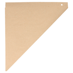 SACHETS EN POINTE - BICLASSE 400 G 150 G/M2 34x24 CM BLANC/ECRU PAPEL BICLASE (1000 UNITÉ)