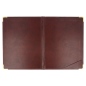 CALEPIN POUR ADDITIONS  16,5x22,5 CM BORDEAUX CUIR (1 UNITÉ)