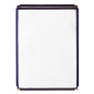 MENU "AMÉRICAIN" DIN-A5 1 CORPS   BLEU PVC (1 UNITÉ)