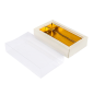 BOÎTES CHOCOLATS  14,5x7,5x3,5 CM BLANC CARTON (50 UNITÉ)