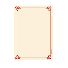 FEUILLES INTÉRIEURES PORTE MENUS DIN-A5