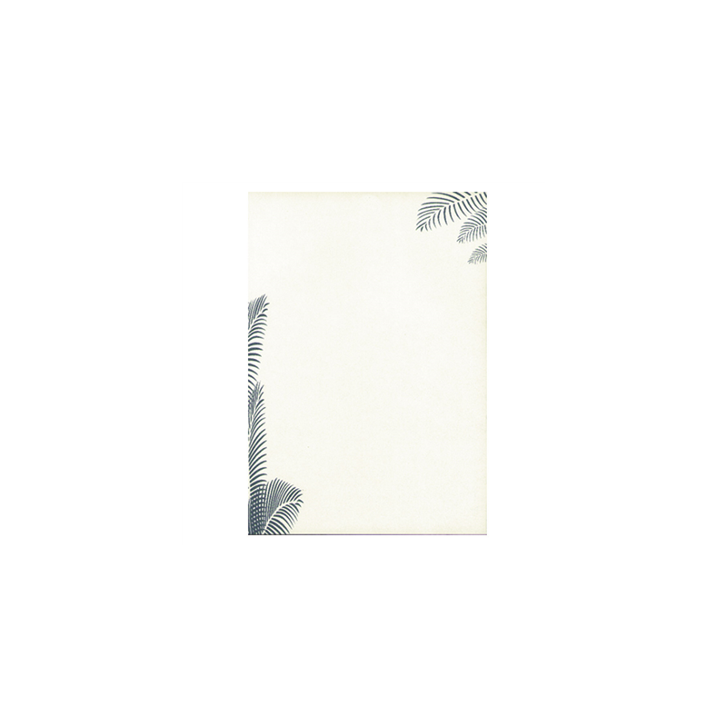 FEUILLES DIN A-4 "MEDITERRANEE"  21x29,7 CM BLANC PAPIER (100 UNITÉ)