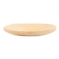 MINI ASSIETTES RONDES  Ø 6 CM NATUREL BAMBOU (24 UNITÉ)