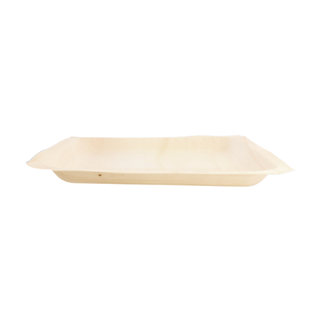 PLATEAUX RECTANGULAIRES 'WOOD'  26,5x21,5x2 CM NATUREL BOIS (50 UNITÉ)