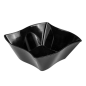 MISES EN BOUCHE RÉUTILISABLES "ÉTOILE" 150 ML 9x9x3,5 CM NOIR PS (600 UNITÉ)