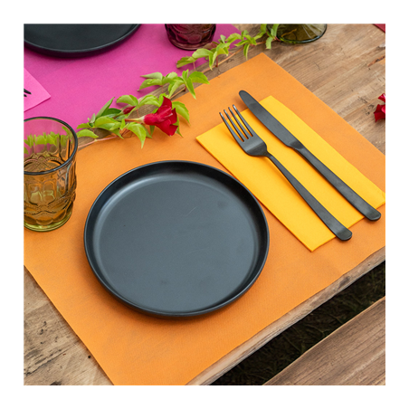 SETS DE TABLE 'SPUNBOND' 60 G/M2 30x40 CM ORANGE PP (800 UNITÉ)