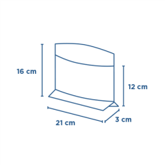 RÉCIPIENTS AVEC BASE ET FENÊTRE