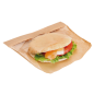 RÉCIPIENTS AVEC BASE ET FENÊTRE 'KANGOO PACK' 40 G/M2 + 15 PP 14+3x16/12 CM NATUREL KRAFT (100 UNITÉ)