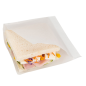 SACHETS OUVERTS 2 CÔTÉS 'OPEN PACK' 22 G/M2 + 8 LDPE 15x15,2 CM BLANC KRAFT (100 UNITÉ)