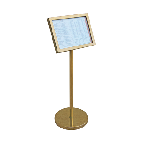 PORTE MENUS DIN-A3 AVEC PIED INCORPORÉ