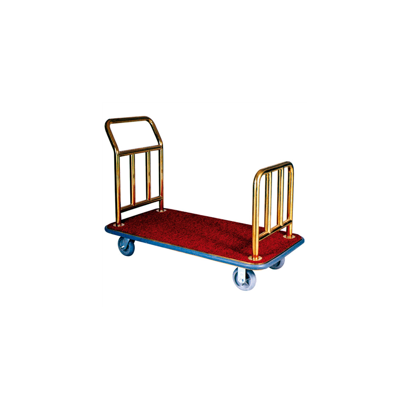 PORTE-VALISES DE LUXE AVEC PLATEFORME 'ARROW'  112x61x94 CM DORE INOX (1 UNITÉ)