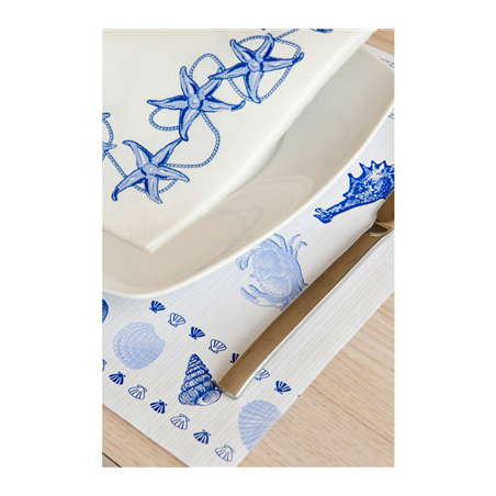 SETS DE TABLE 'ANTIBES' 48 G/M2 31x43 CM BLANC CELLULOSE (2000 UNITÉ)