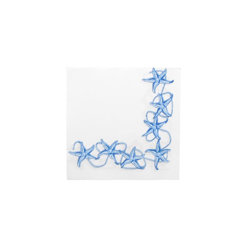 SERVIETTES ECOLABEL 'DOUBLE POINT - ANTIBES' 18 G/M2 40x40 CM BLANC OUATE (1200 UNITÉ)