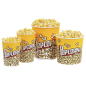 RÉCIPIENTS POUR POP-CORN 5100 ML 300 +20 PE G/M2 Ø 22,7/16x21 CM CARTON (150 UNITÉ)