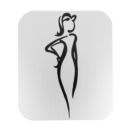 PLAQUE AUTO-ADHESIVE "DAMES"