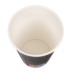 GOBELETS BOISSONS CHAUDES DOUBLE PAROI ONDULÉ