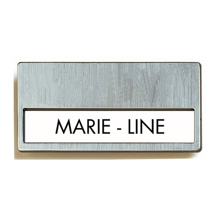 PLAQUES D'IDENTIFICATION