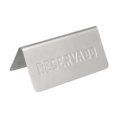 PLAQUE DE TABLE "RESERVADO"