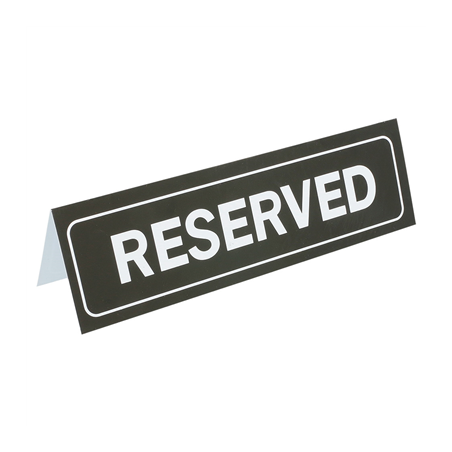 PLAQUE DE TABLE "RESERVED"