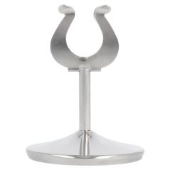 PINCE POUR NUMÉROS DE TABLE  Ø7,2x10,2 (h) CM ARGENTE INOX (1 UNITÉ)