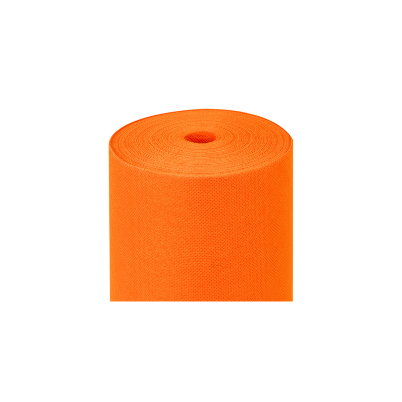 NAPPE PRÉ-DÉCOUPÉE 120 CM 'SPUNBOND' 60 G/M2 1,20x50,4 M ORANGE PP (1 UNITÉ)