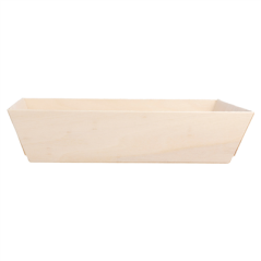 PLATEAU REPAS 700 ML 18x13x4 CM NATUREL BOIS (50 UNITÉ)