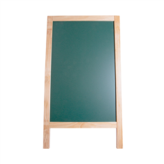 ARDOISE EN ANGLE 2 FACES  65x80x115 CM VERT BOIS (1 UNITÉ)