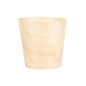 MINI VERRES EN FEUILLE DE PEUPLIER 15 ML Ø 4,4x4,5 CM NATUREL BOIS (50 UNITÉ)