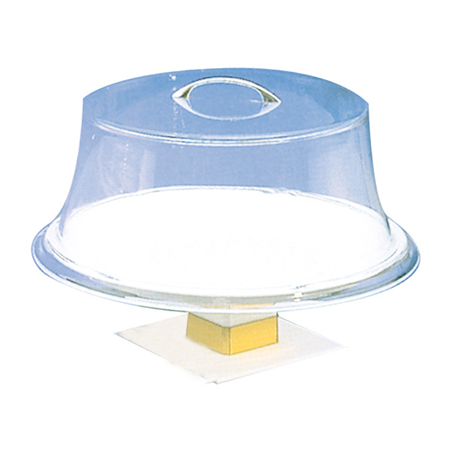 COUPOLE CYLINDRIQUE ACRYLIQUE  Ø 30,3x16 CM TRANSPARENT PLASTIQUE (1 UNITÉ)