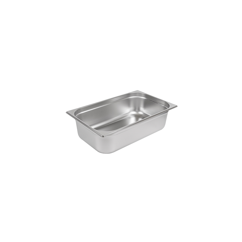 BAC GASTRONOME 1/1 19,1 L 53x33x15 CM ARGENTE INOX (1 UNITÉ)