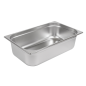 BAC GASTRONOME 1/1 19,1 L 53x33x15 CM ARGENTE INOX (1 UNITÉ)