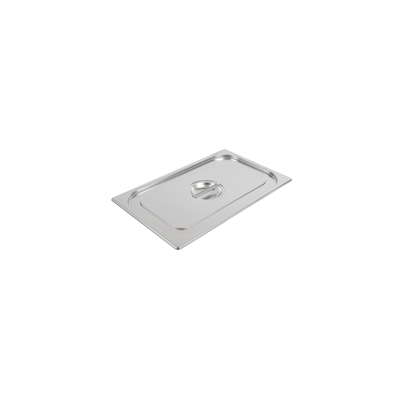 COUVERCLE 1/1 POUR RÉFÉRENCE 181.63/64/65  53x32,5x3,7 CM ARGENTE INOX (1 UNITÉ)