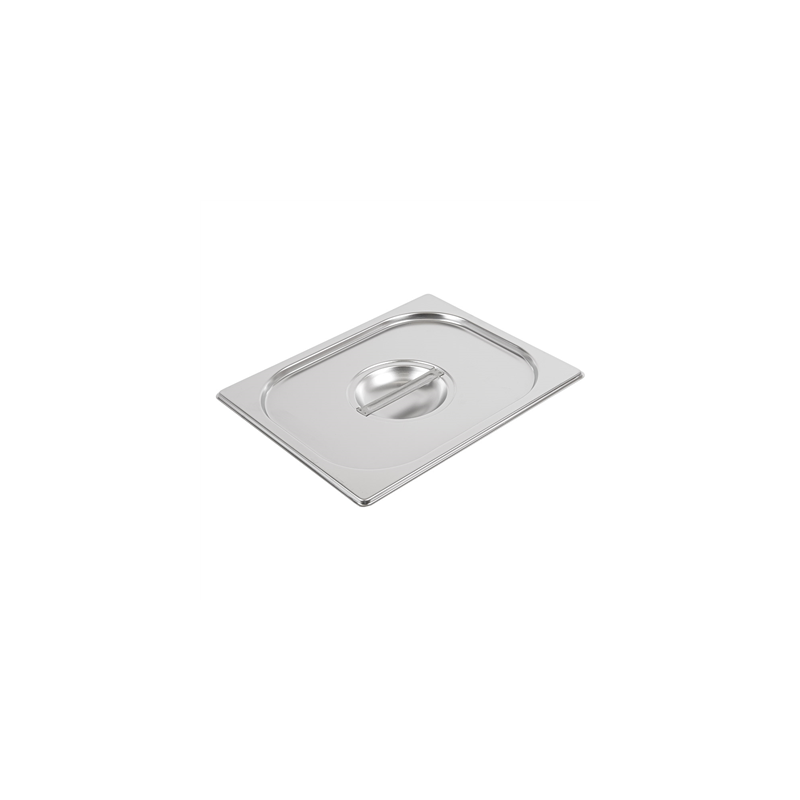 COUVERCLE 1/2 POUR RÉFÉRENCE 181.67/68  32,3x26,5 CM ARGENTE INOX (1 UNITÉ)