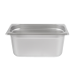 BAC GASTRONOME 1/3 4,9 L 32,5x17,5x15 CM ARGENTE INOX (1 UNITÉ)