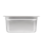 BAC GASTRONOME 1/3 4,9 L 32,5x17,5x15 CM ARGENTE INOX (1 UNITÉ)