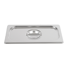 COUVERCLE 1/3 POUR RÉFÉRENCE 181.70/71  32,5x18 CM ARGENTE INOX (1 UNITÉ)