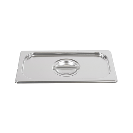 COUVERCLE 1/3 POUR RÉFÉRENCE 181.70/71  32,5x18 CM ARGENTE INOX (1 UNITÉ)