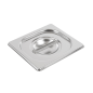 COUVERCLE 1/6 POUR RÉFÉRENCE 181.75  17,6x16 CM ARGENTE INOX (1 UNITÉ)