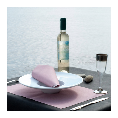 SERVIETTES 'DRY COTTON' 55 G/M2 40x40 CM BORDEAUX AIRLAID (700 UNITÉ)